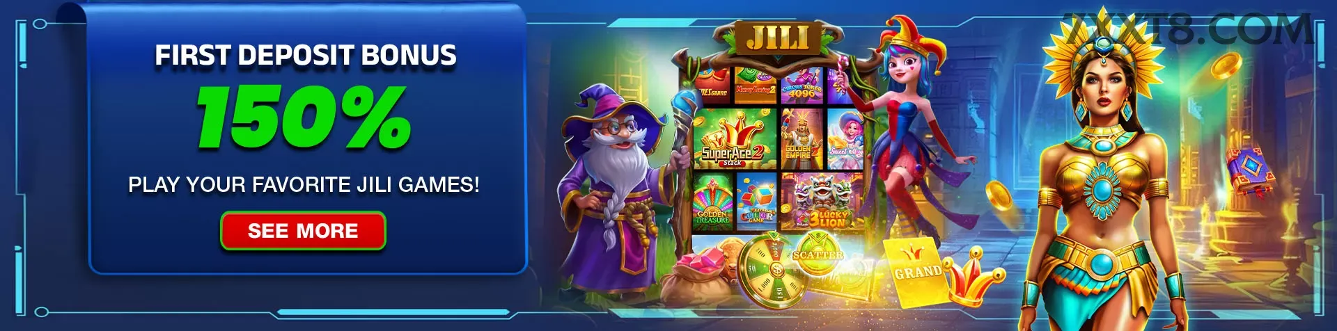 Plataforma completa da 7xx com todos os jogos